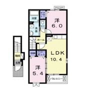 ヴィラ・ブリスファルⅡの間取り画像