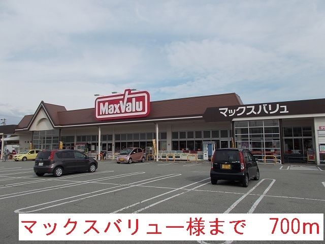 近くのマックスバリュまで700m（徒歩9分）
