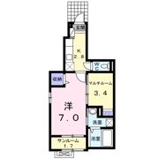 レジェンド モリの間取り画像