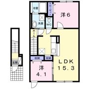 レインボーハイツモアの間取り画像