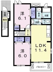 槇の木 サニーハウス1号館の間取り画像