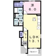 リバイバルMの間取り画像