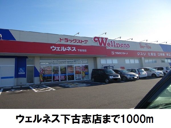 近くのウエルネス下古志店まで1,000m（徒歩13分）