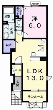 ジェルメSAKAISOUTHの間取り画像