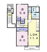 プラージュ Aの間取り画像