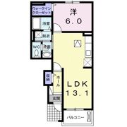 ホークヒルズの間取り画像