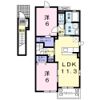 クリスタルコートの間取り画像