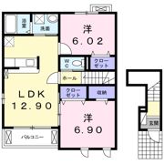 シェ ソワ・ツーの間取り画像