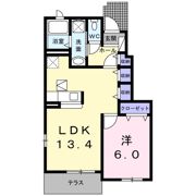 マンダリン ダック Aの間取り画像