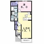 パークヴェルデアAの間取り画像