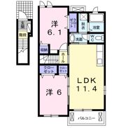 エクセル Ⅲの間取り画像