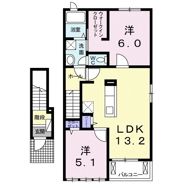 シャルム パピヨンの間取り画像