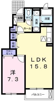 ミディの間取り画像