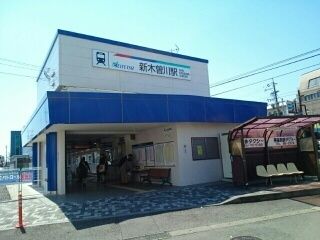 近くの名鉄名古屋本線 新木曽川駅まで1,000m(徒歩13分)