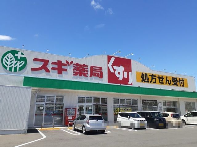 近くのスギ薬局岐南店まで450m（徒歩6分）