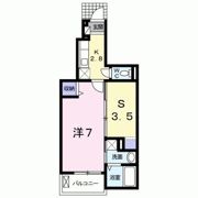 オーブアビタシオンⅡ番館の間取り画像