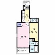 オーブアビタシオンⅡ番館の間取り画像