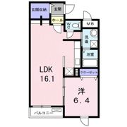サンリット初生Ⅱの間取り画像