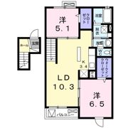 サンリット初生Ⅱの間取り画像