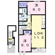 リジエルBの間取り画像
