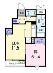 ジュメイラの間取り画像