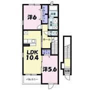 レジデンスすばるの間取り画像