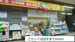 近くのどらっぐぱぱすまで600m（徒歩8分）