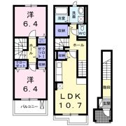 ライカム弐番館の間取り画像