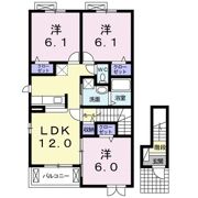 リヴァリエ Ⅱの間取り画像