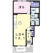 アップアイランドS Bの間取り画像