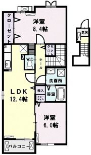 ドマーニ・Wの間取り画像