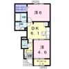 サナンドイ－スト Bの間取り画像