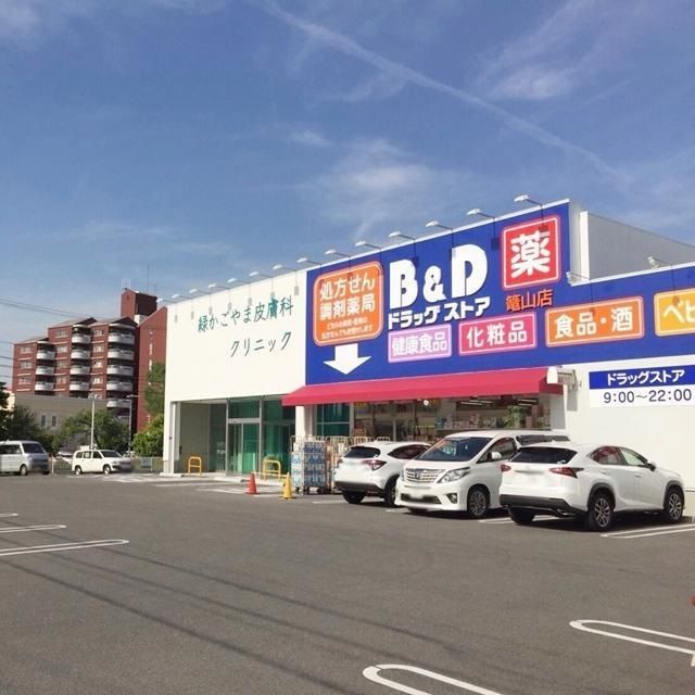 近くのドラッグストアまで250m（徒歩4分）