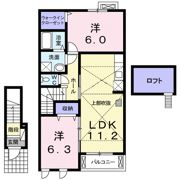 カーサ下五井の間取り画像