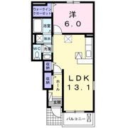 ビリーヴDの間取り画像