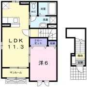 ボヌールⅤの間取り画像