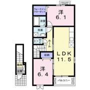 ボヌール青山の間取り画像