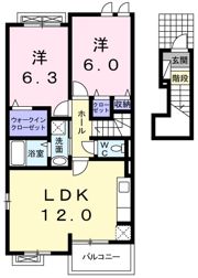 レジデンス アシナの間取り画像