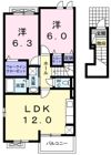レジデンス アシナの間取り画像