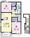 ブランシュールBの間取り画像
