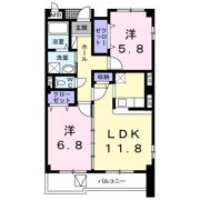 グランジュテの間取り画像