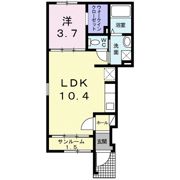 シャン ド ランジュの間取り画像