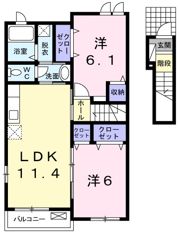 サンハイツⅡの間取り画像