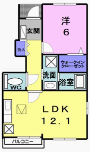 プレシャス阿古曽Aの間取り画像