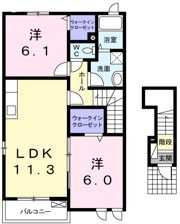 プリムローズBの間取り画像