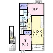 ラッフィナート Aの間取り画像