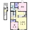 パレスミノルの間取り画像