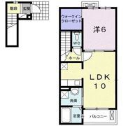クレメントプリートKGの間取り画像
