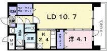アベニール国立の間取り画像