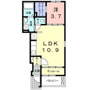 クラールの間取り画像